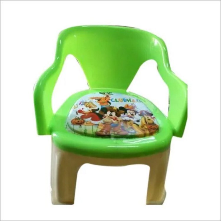 Plastic Baby Chair - Color: Green