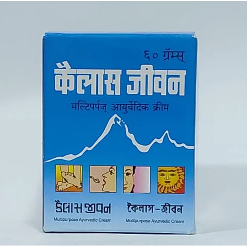 Kailas Jeevan बहुउद्देश्यीय आयुर्वेदिक क्रीम दिशा: जैसा सुझाव दिया गया है
