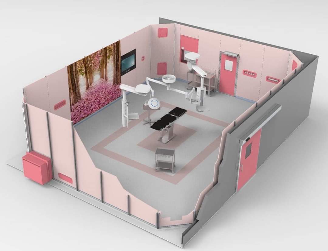 Prefabricated Operation Theatre - Color: White
