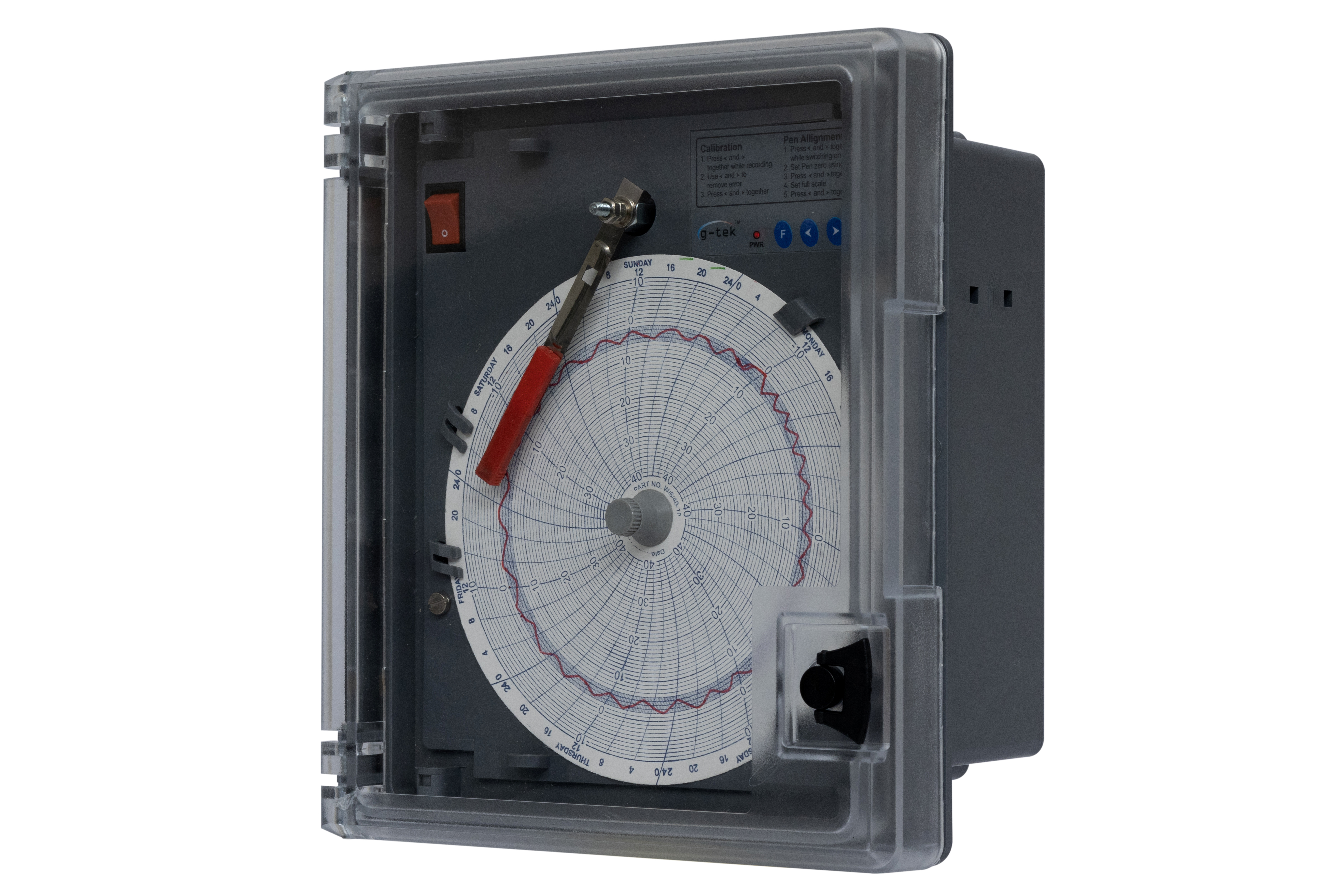 6 Inch 1 Pen Circular Chart Recorder Without Display Inktype Accuracy: A 0.5%fsd