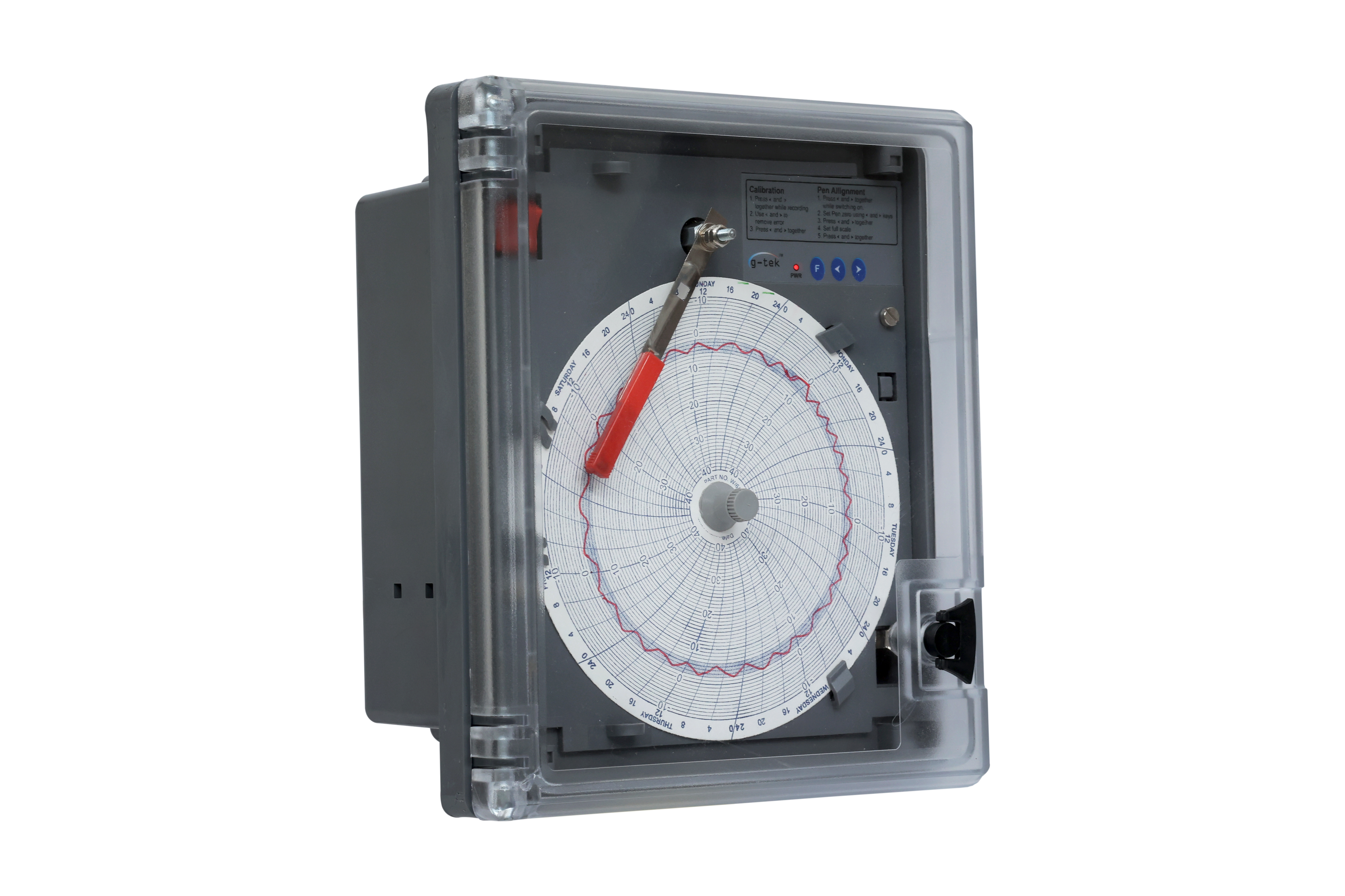6 Inch 1 Pen Circular Chart Recorder Without Display Inktype Accuracy: A 0.5%fsd