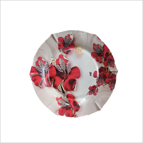 Red Rose Single Plate Design: Modern