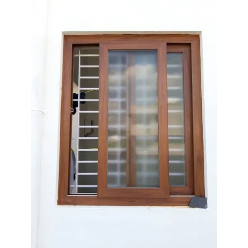 UPVC Sliding Window - UPVC Material, 4 to 5 Feet Height, Multicolored Frame, 5 to 8 mm Glass Thickness - Ideal for Residential and Commercial Use