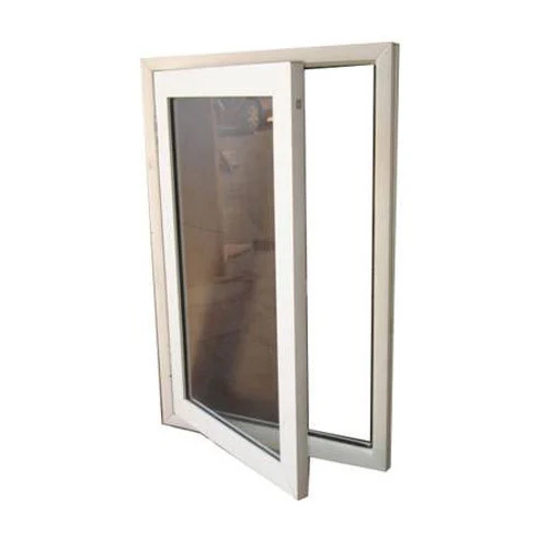 Residential UPVC Window - 4 Feet Height, Off White Color, Hinged Style, 5-8 mm Glass Thickness | Multicolored Design, Versatile Size Options