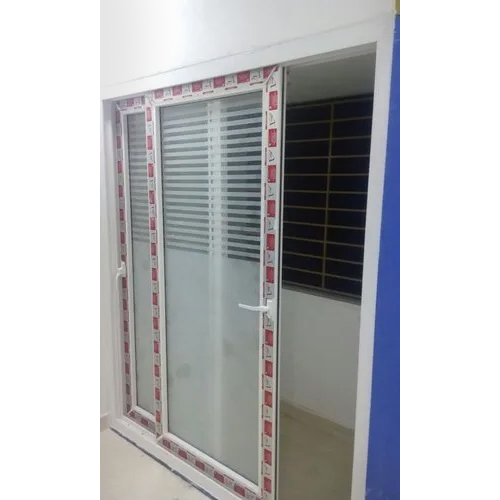 UPVC French Sliding Window - UPVC, Minimum Order Quantity: 150 Sq ft, Frame Color: White, Glass Thickness: 4mm, Single Glazing, Clear Glass, Sliding Style