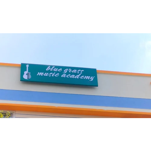 ग्रीन ऐक्रेलिक एसीपी साइन बोर्ड