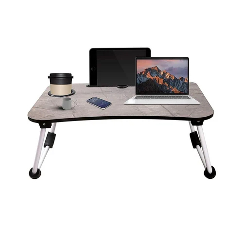 Kids Printed Wooden Laptop Table - Durable Wood, 39.3x59.7x26.6 Cm, Multicolor, Foldable Design, Easy To Clean, Warranty Included