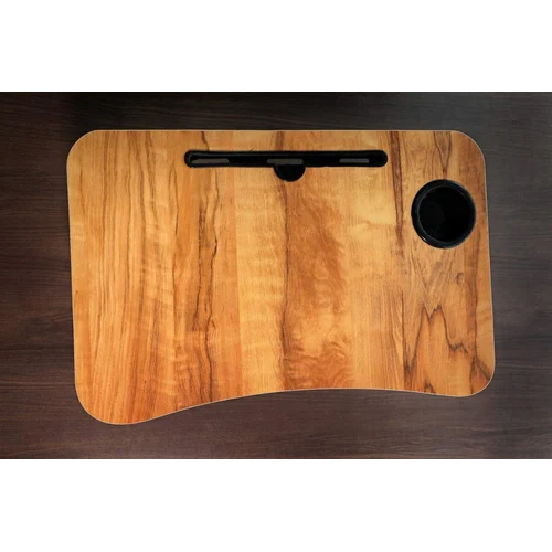 Kids Printed Wooden Laptop Table - Durable Wood, 39.3x59.7x26.6 Cm, Multicolor, Foldable Design, Easy To Clean, Warranty Included