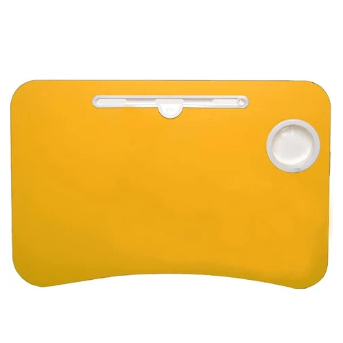 Wooden Foldable Laptop Table - Mdf Material, 60x40 Cm Dimensions, Multicolor Design | Easy To Clean, Durable, Lightweight & Portable