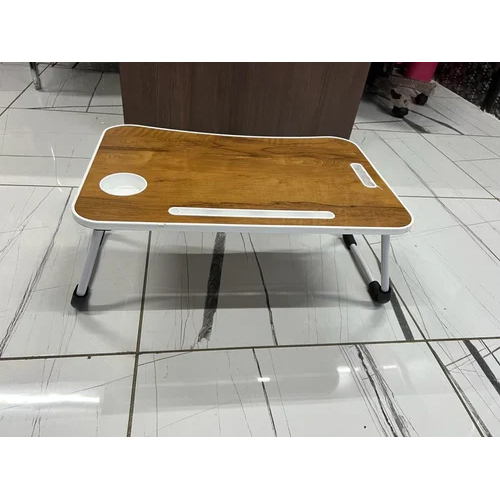 Laptop Without Storage Table - High-quality Wood, 60x40 Cm, Multicolor | Modern Design, Foldable, Easy To Clean, 3-month Warranty