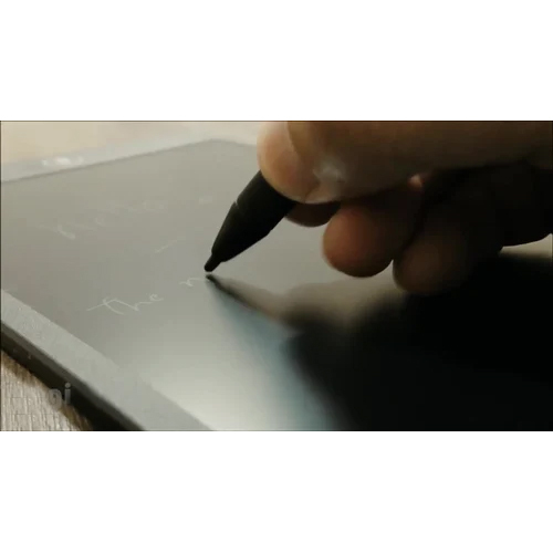 Lcd Writing Tablet - 8.5 Inch, Plastic Body, Black Color | 12v Battery, Warranty Included