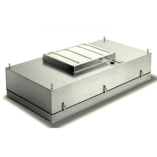 ग्रे इंडस्ट्रियल फैन फ़िल्टर यूनिट