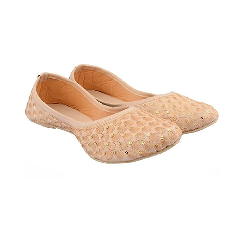 Ladies Fancy Mojari Shoes - Leather Material Eva Upper Available In Different Sizes | Washable Lightweight Multi-season Style