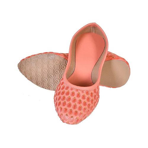 Ladies Fancy Mojari Shoes - Leather Material Eva Upper Available In Different Sizes | Washable Lightweight Multi-season Style