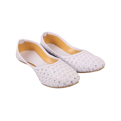 Ladies Fancy Mojari Shoes - Leather Material Eva Upper Available In Different Sizes | Washable Lightweight Multi-season Style