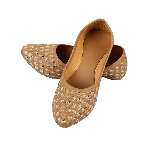 Ladies Fancy Mojari Shoes - Leather Material Eva Upper Available In Different Sizes | Washable Lightweight Multi-season Style