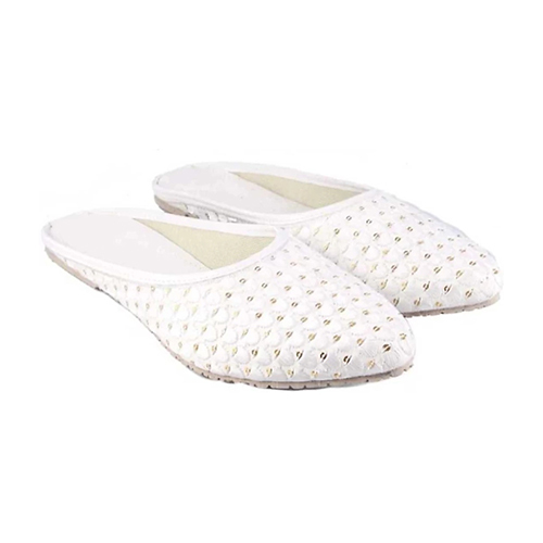 Ladies Fancy Mojari Shoes - Leather Material Eva Upper Available In Different Sizes | Washable Lightweight Multi-season Style