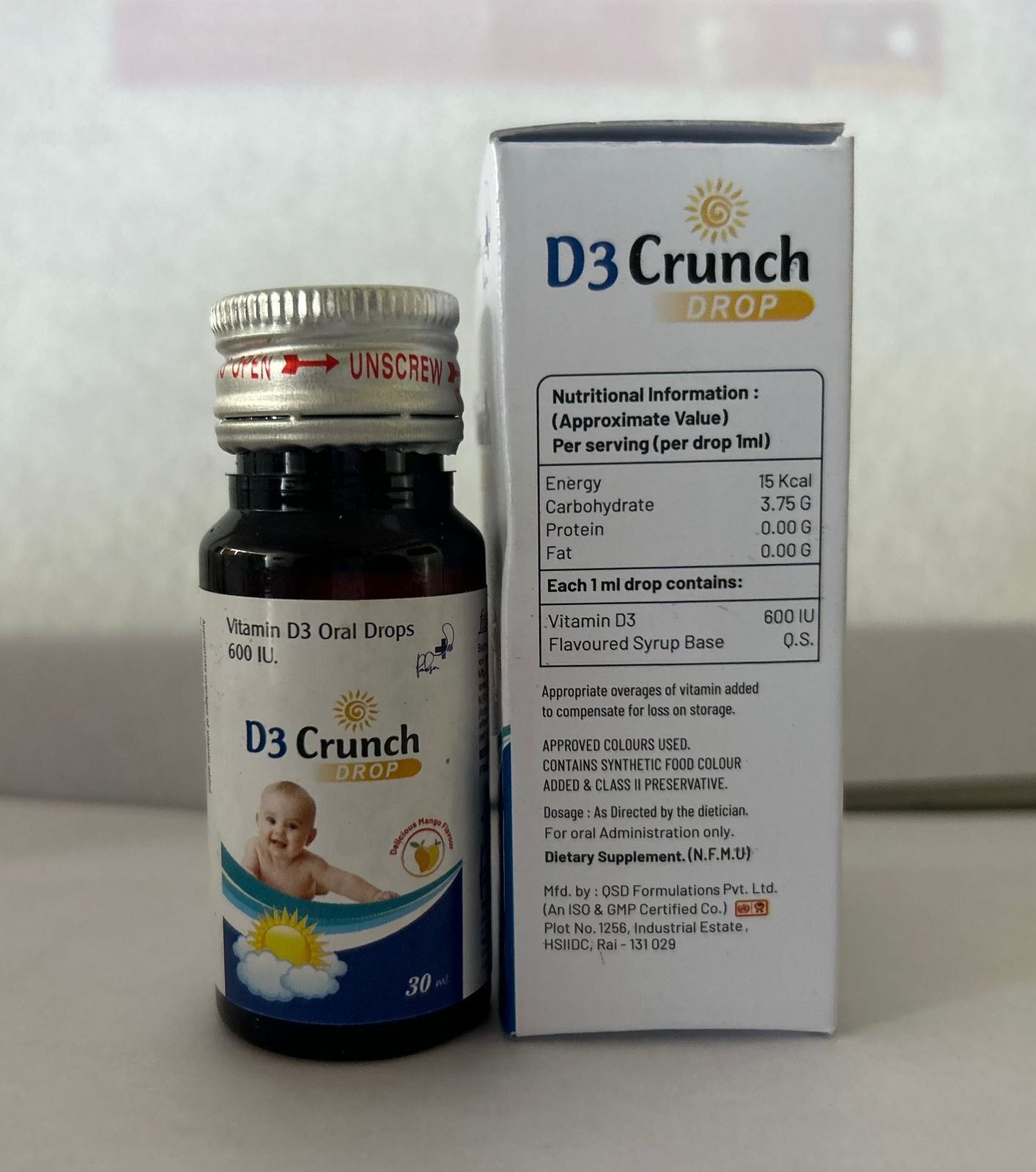D3 Crunch Drop