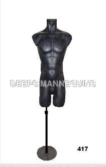 Torso Mannequin - Durable Polypropylene Material, Life-Size Design, Versatile Display Options - Ideal for Tailoring and Fashion Merchandising