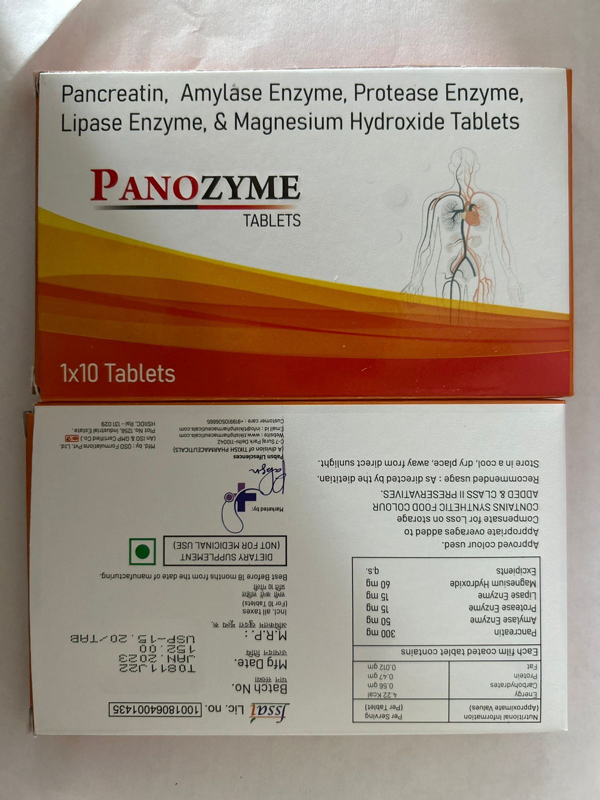 Panozyme Tablets