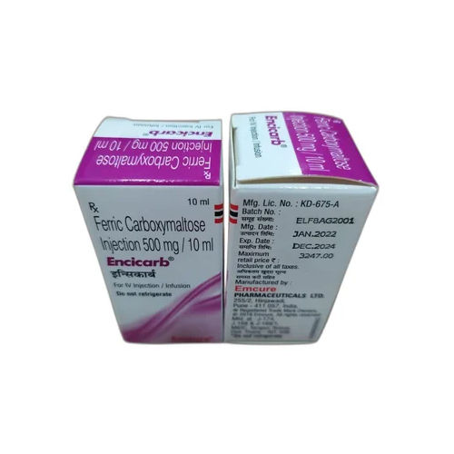 Ferric Carboxymaltose Injection 500mg-10ml Keep In A Cool & Dry Place