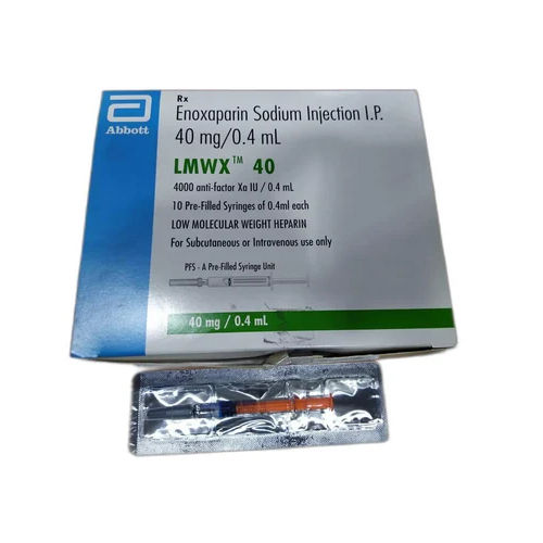 Enoxaparin Sodium Injections Ip 40mg-0.4ml Keep In A Cool & Dry Place