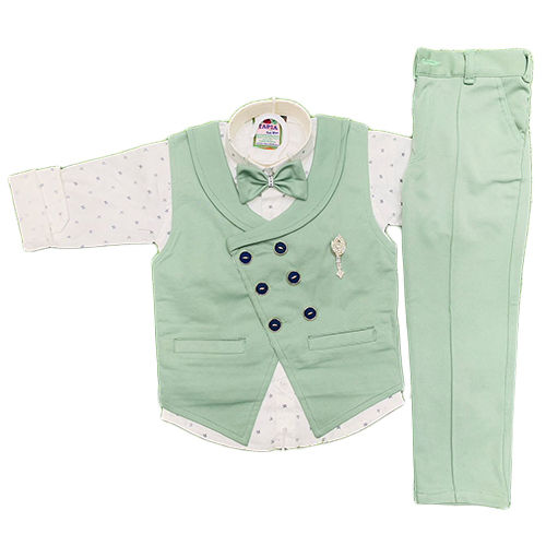 Boys 3 Pcs Imported Jacket Suit - Color: Different Available