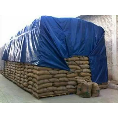 Blue Pvc Tarpaulin Grain Cover