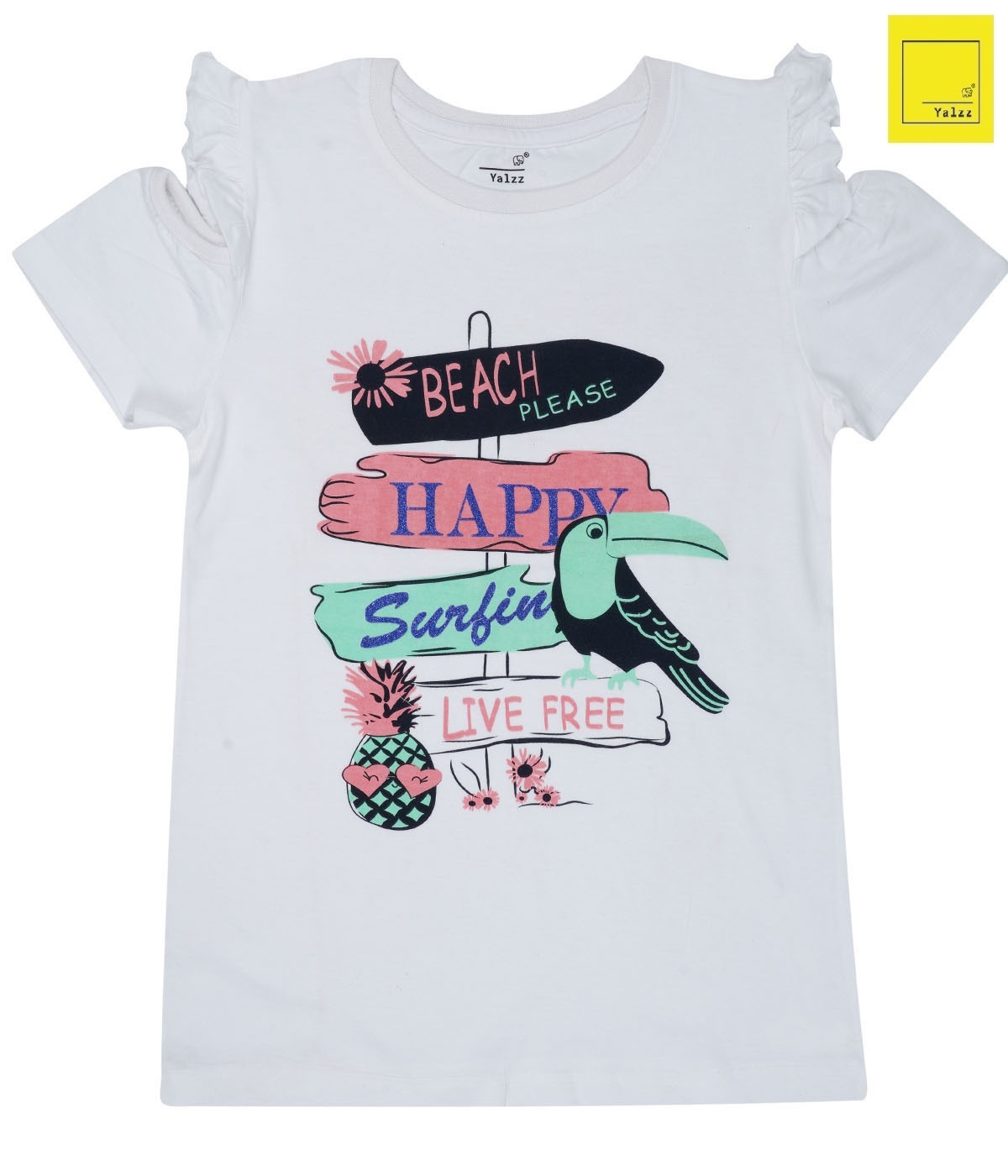 Baby Girls Solid Pure Cotton Top Age Group: 9-16 Years