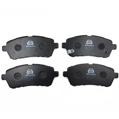 Gomechanic Safe Tec Brake Pads - Stainless Steel, Customized Size | Normal Standard, Epoxy Powder Coating Finish