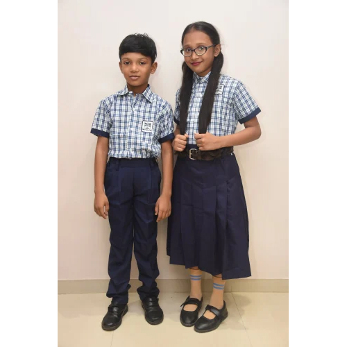 School Girls Cotton Uniform Age Group: Children