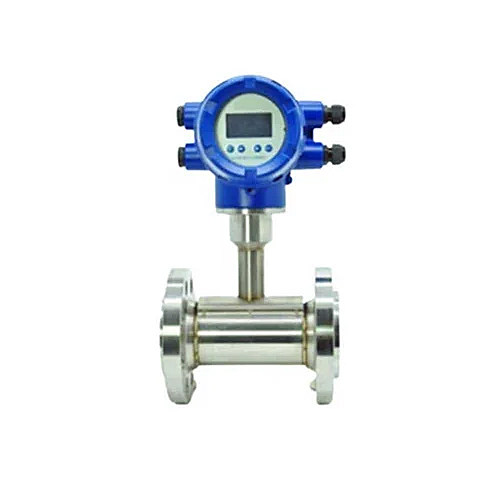 Blue Turbine Type Flow Meter