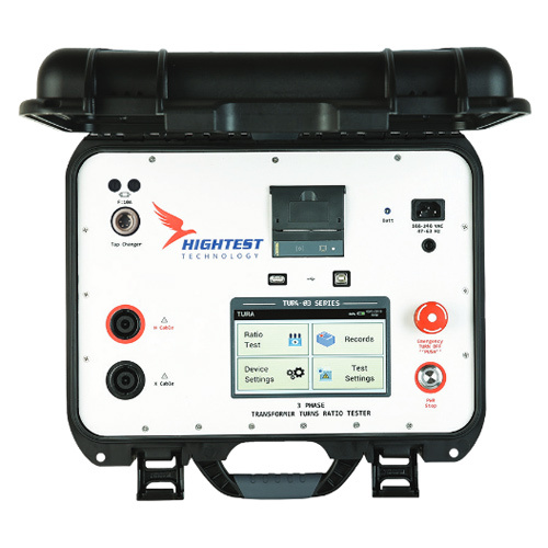 Tura Blue 3-फ़ेज़ ट्रांसफॉर्मर टर्न रेशियो टेस्टर बिल्ट-इन प्रिंटर के साथ एप्लीकेशन: इंडस्ट्रियल