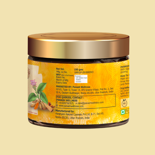 Ubtan Face Mask - Gel Form With Herbal Ingredients | Deep Cleansing, Smooth Skin, Quality Tested