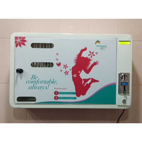 White Sanitary Napkin Vending Machine