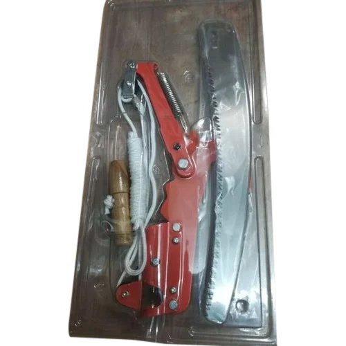 Manual Tree Pruner - Industrial Grade, Orange Color | Heavy-duty Design For Efficient Pruning And Maintenance