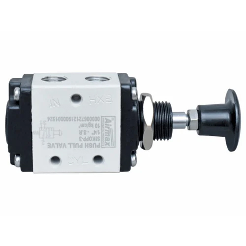 White & Black Airmax 2ad-pr-4 3-2 Way Push Pull Valve