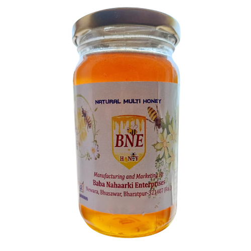 Natural Multi Flora Honey - 100% Organic, 100% Natural, Gel Form | Digestive Support, Energizes The Body, Hygienic, Longer Shelf Life