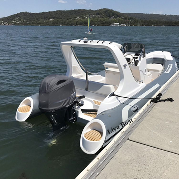 Liya 19feet Rib Boat With Outboard Motor For Sale - Capacity: 1345 Kg/hr