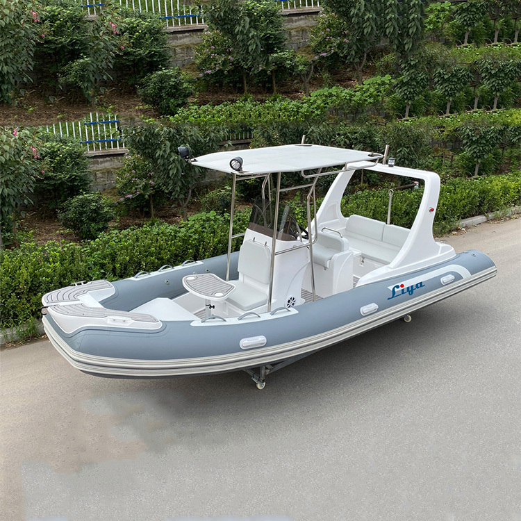 Liya 19feet Rib Boat With Outboard Motor For Sale - Capacity: 1345 Kg/hr
