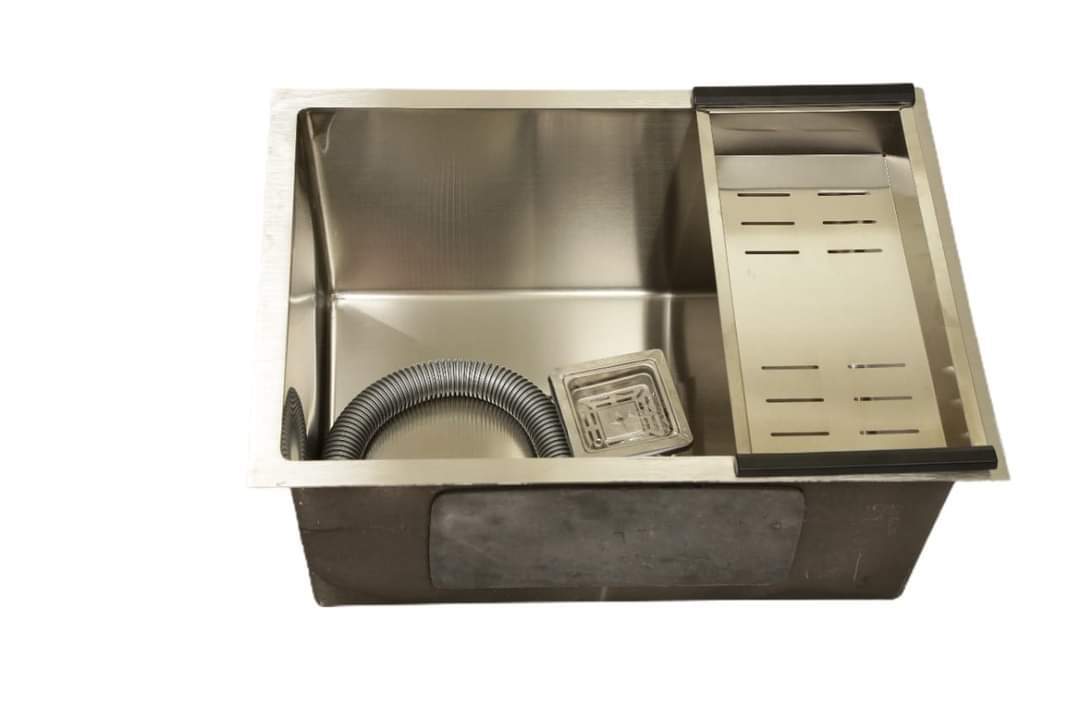 Kitchen Sink - Stainless Steel, Varied Sizes | Durable Material, Stylish Design, Easy Cleaning, Rust Resistant, Heat Resistant, Scratch Resistant, Limited Lifetime Warranty