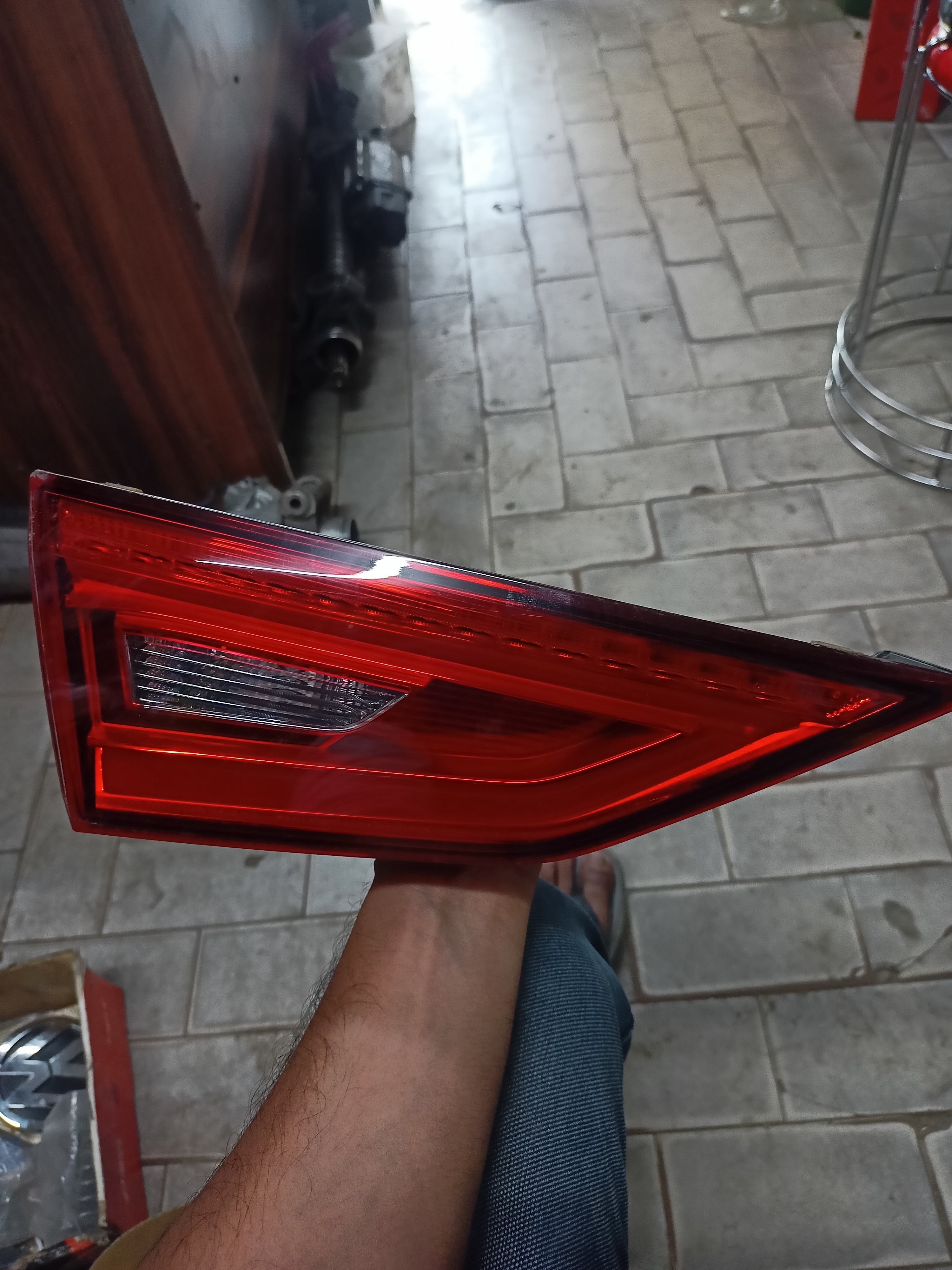 Red Car Audi Taillight