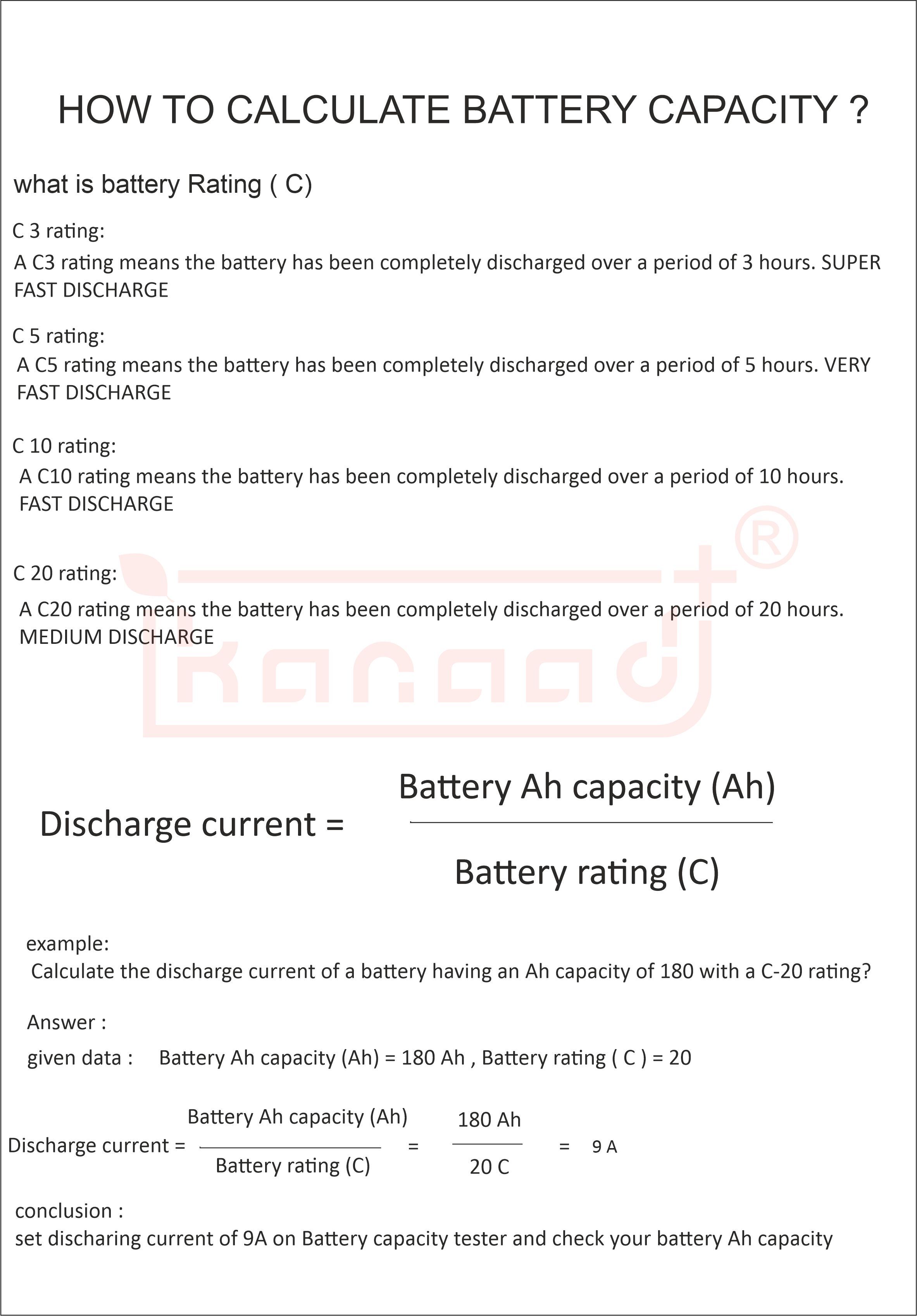 Battery Capacity Tester