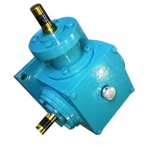 Mild Steel Bevel Helical Gearbox - Color: Blue