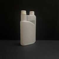  500 मिलीलीटर 16 ऑउंस प्राकृतिक एचडीपीई प्लास्टिक बेटिक्स ट्विन नेक बोतल 30 मिलीलीटर 1 ऑउंस के साथ खुराक चैंबर