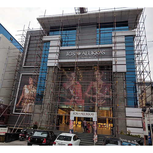 Commercial Scaffolding Services - Color: Blue