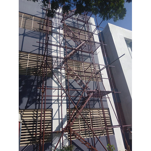 Commercial Scaffolding Services - Color: Blue