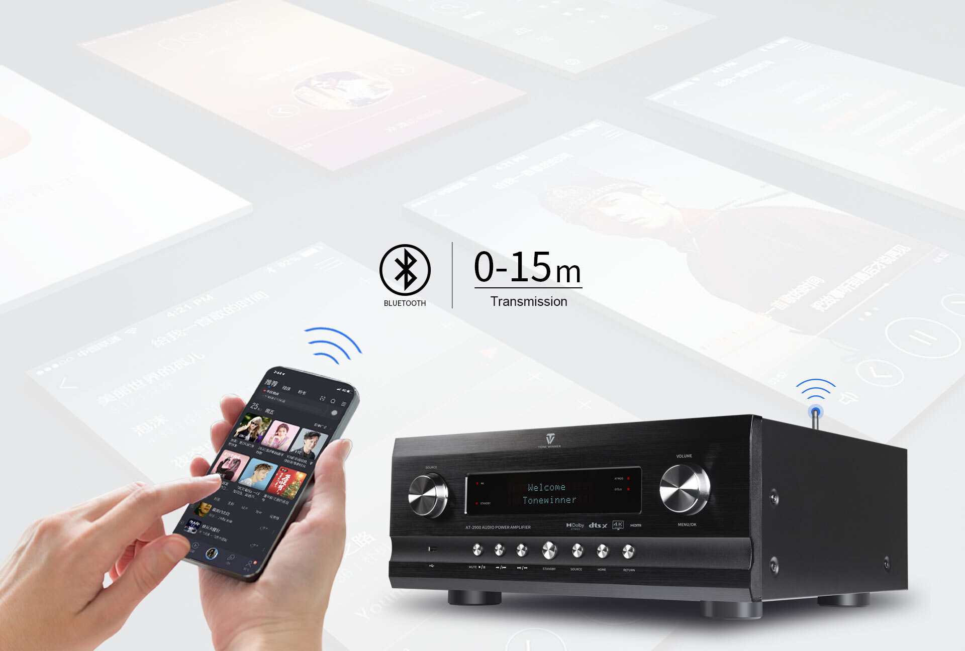 Tonewinner At-2900 Av Receiver