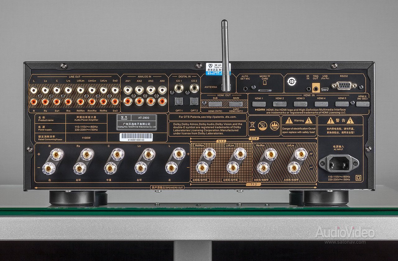 Tonewinner At-2900 Av Receiver