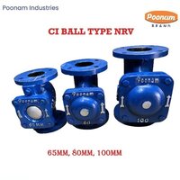 CI Ball Type Non-return Valve - Cast Iron Material | Durable Seals, Non-return Function, Low Pressure Drop, Easy Installation, Versatile Applications